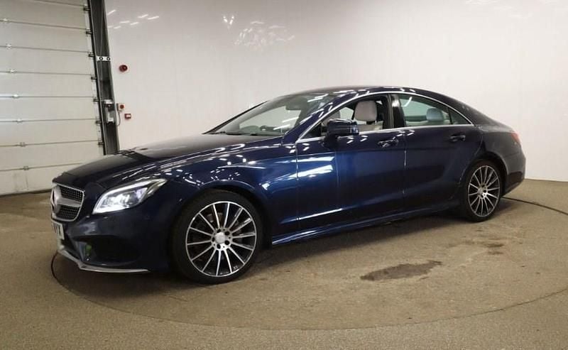 Blue Used 2015 Mercedes CLS350 AMG line Sedan | £11,995 (Fair price) - Image 1/2
