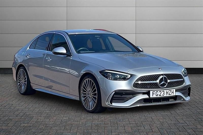 Used Mercedes C300 AMG Line Premium 258 HP (189 kW) 2023 High tech silver Sedan