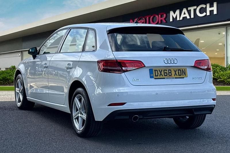 Used Audi A3 Sportback Comfort 2018 White Hatchback