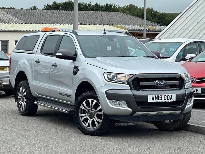 Silver Used 2019 Ford Ranger Wildtrack Pickup | £13,995 (Good price) - Image 1/4
