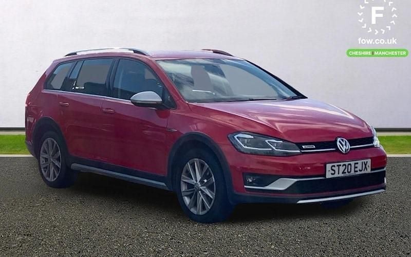 Red Used 2020 VW Golf Alltrack Estate | £18,499 - Image 1/3
