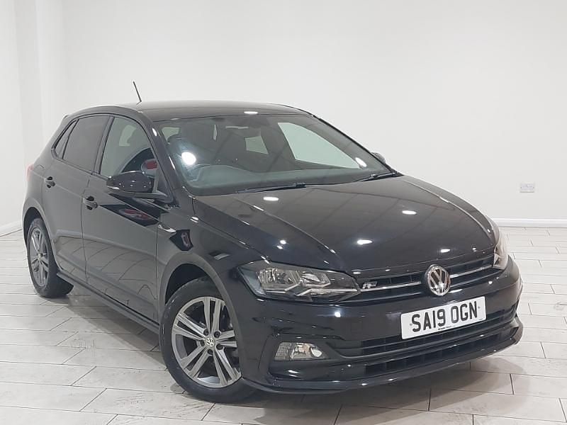 Used VW Polo R-line 95 HP (69 kW) 2019 Black Hatchback