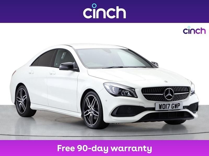 White Used 2017 Mercedes CLA200 AMG line Coupe | £12,499 (A bit pricey) - Image 1/3