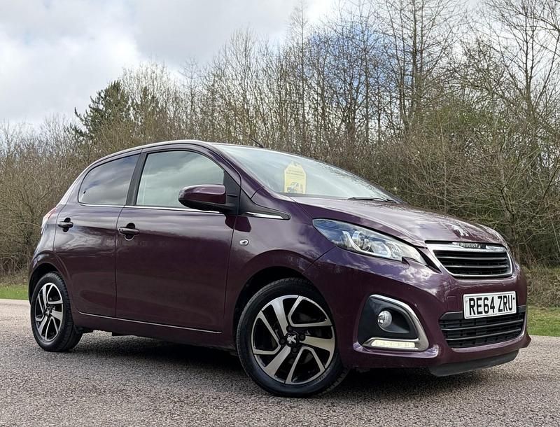 Used Peugeot 108 Allure 82 HP (60 kW) 2014 Mauve/purple Hatchback
