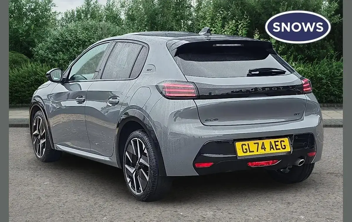 Used Peugeot 208 GT 101 HP (74 kW) 2024 Selenium grey Hatchback