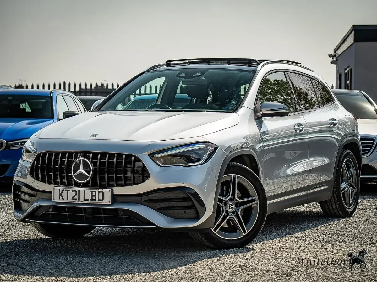 Used Mercedes GLA220 AMG Line Premium Plus 190 HP (139 kW) 2021 Silver SUV