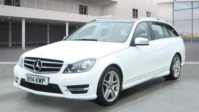 White Used 2014 Mercedes C250 Sport Edition Estate | £7,999 (Good price) - Image 1/4