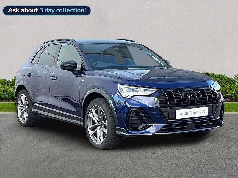 Blue Used 2022 Audi Q3 Black Edition SUV | £27,538 (Good price) - Image 1/4