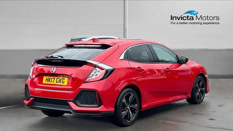 Used Honda Civic EX 129 HP (94 kW) 2017 Red Hatchback