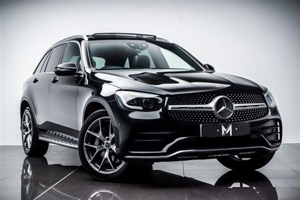 Black Used 2020 Mercedes GLC300 AMG line SUV | £29,995 (A bit pricey) - Image 1/4