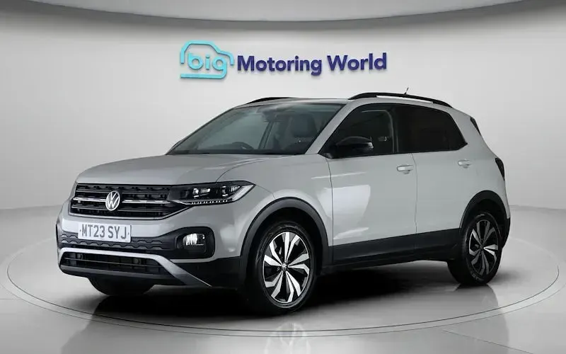 Begagnad VW T-Cross Black Edition 110 HK (80 kW) 2023 Grå SUV
