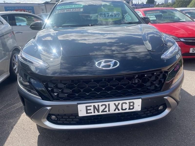 Black Used 2021 Hyundai Kona Premium SUV | £17,499 (Fair price) - Image 1/4