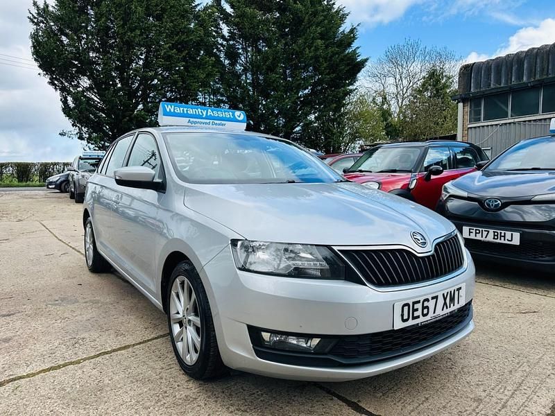 Used Skoda Rapid SE 115 HP (84 kW) 2018 Silver Hatchback