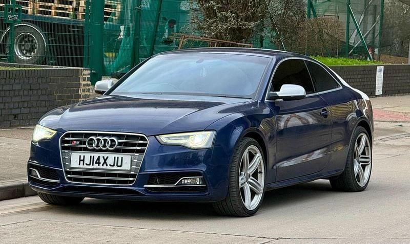 Used Audi S5 Comfort 333 HP (244 kW) 2014 Blue Coupe