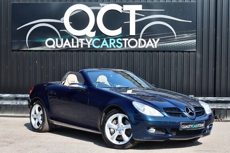 Blue Used 2005 Mercedes SLK350 Cabriolet | £6,750 - Image 1/1