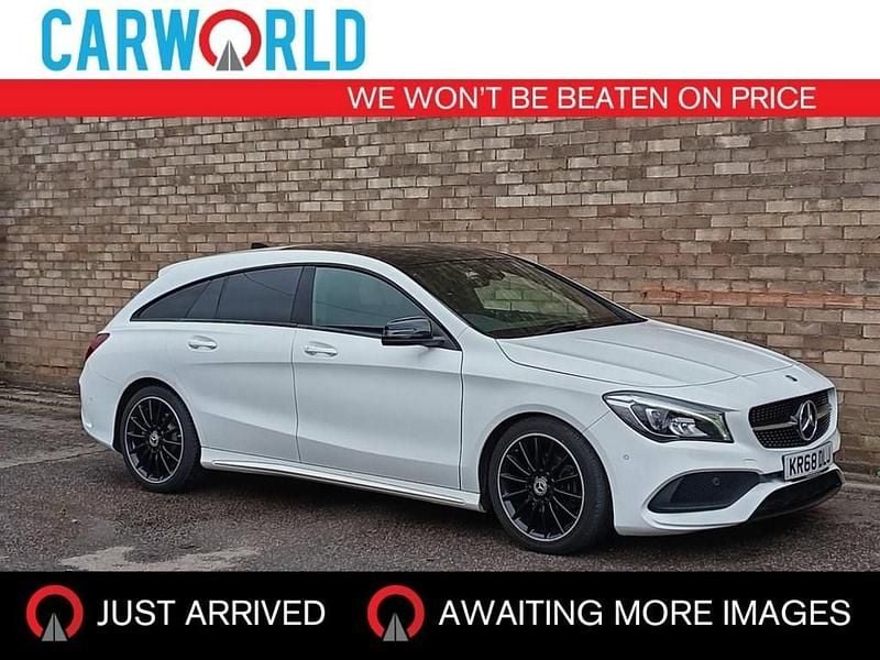 White Used 2018 Mercedes CLA200 Shooting Brake AMG line Estate | £16,698 (Fair price) - Image 1/3