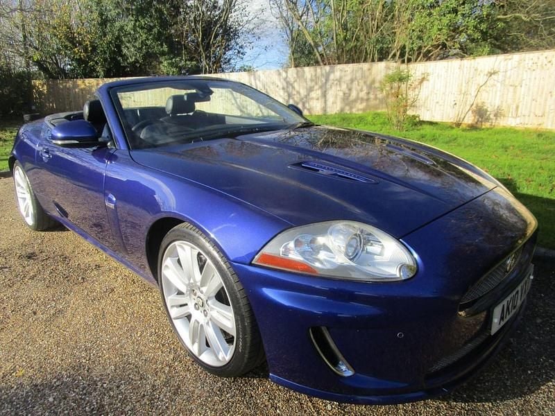 Used Jaguar XK Supercharged 2010 Blue Cabriolet
