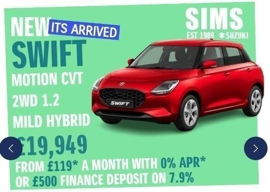 Orange New 2024 Suzuki Swift Hatchback | £20,949 - Image 1/1