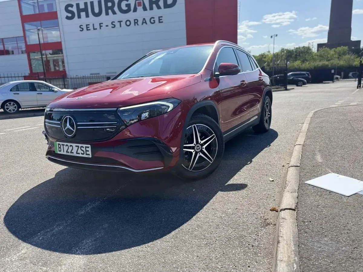 Used Mercedes EQA250 AMG line 139 kW (190 HP) 2022 Red SUV