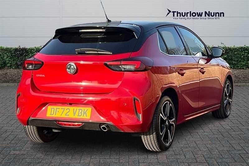 Used Vauxhall Corsa Ultimate 100 HP (73 kW) 2023 Crimson red metallic Hatchback