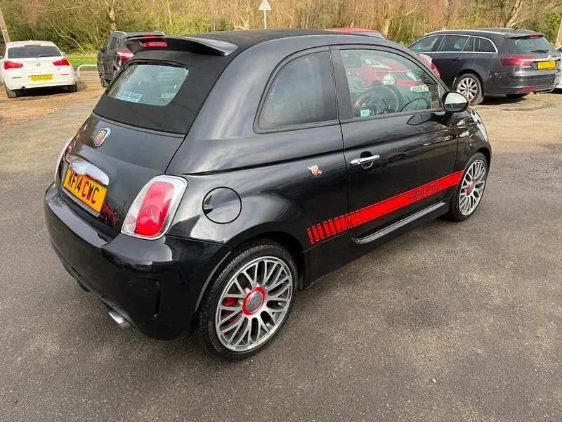 Used Abarth 500C 135 HP (99 kW) 2014 Black Cabriolet