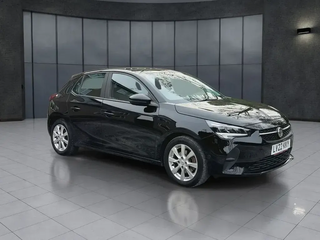 Used Vauxhall Corsa Edition 100 HP (73 kW) 2022 Black Hatchback