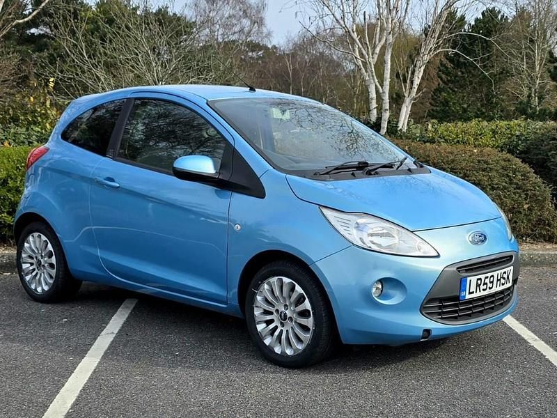 Used Ford Ka Zetec 69 HP (50 kW) 2009 Blue Hatchback