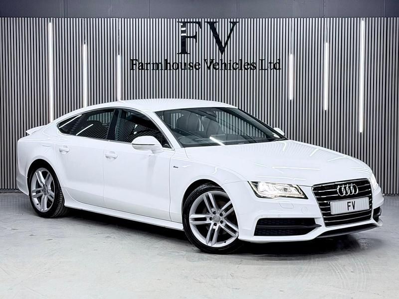 Used Audi A7 S-Line 2012 White Hatchback