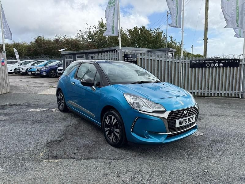Blue Used 2016 DS Automobiles DS3 Chic Hatchback | £4,995 (Fair price) - Image 1/4