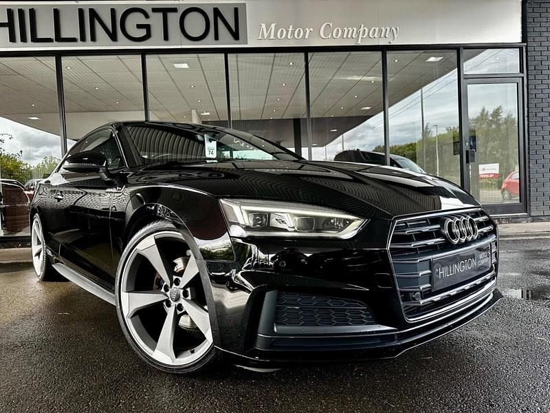 Used Audi A5 Black Edition 190 HP (139 kW) 2019 Black Coupe
