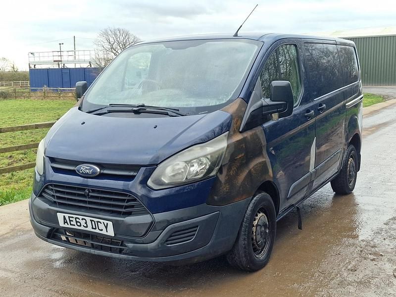 Used Ford Transit Custom 125 HP (91 kW) 2013 Blue Van
