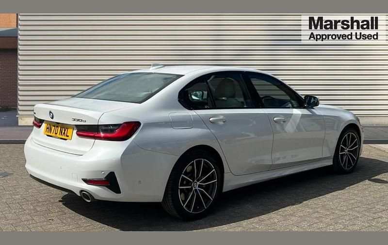 Used BMW 330e Sport Line 292 HP (214 kW) 2020 White Sedan