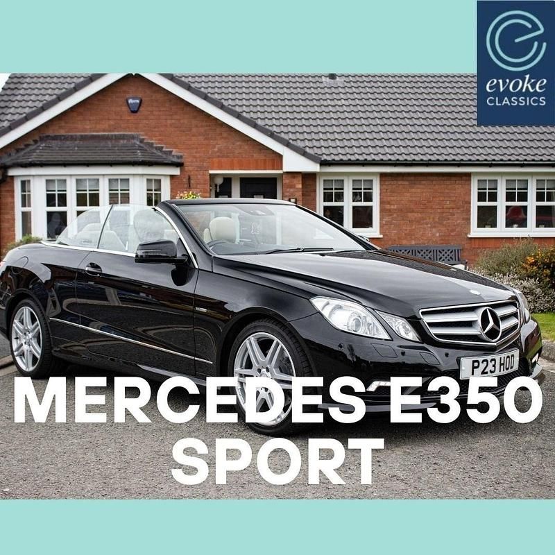 Used Mercedes E350 2011 Black Cabriolet