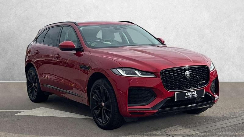 Red Used 2021 Jaguar F-Pace R-Dynamic SUV | £28,590 (Fair price) - Image 1/4