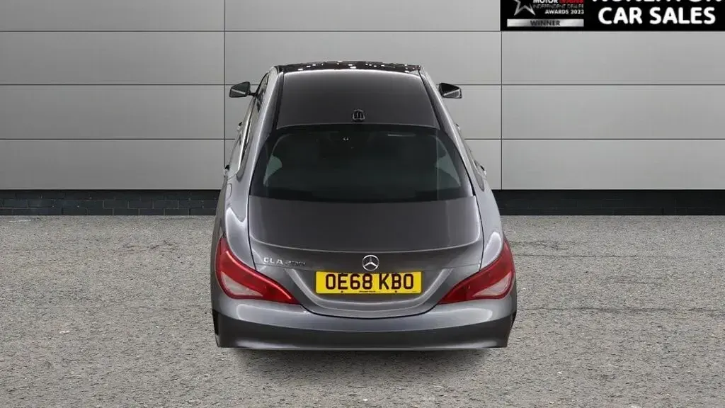 Used Mercedes CLA200 AMG line 156 HP (114 kW) 2019 Grey Coupe