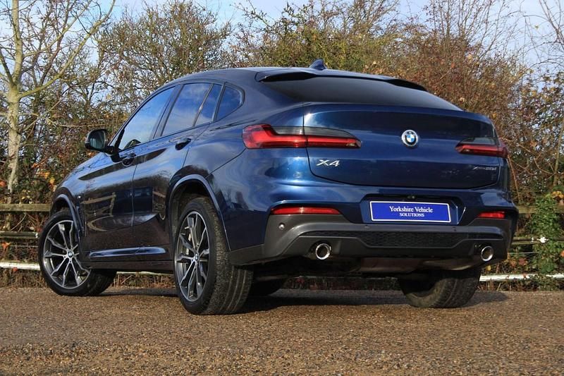 Used BMW X4 M Sport 190 HP (139 kW) 2019 Blue SUV
