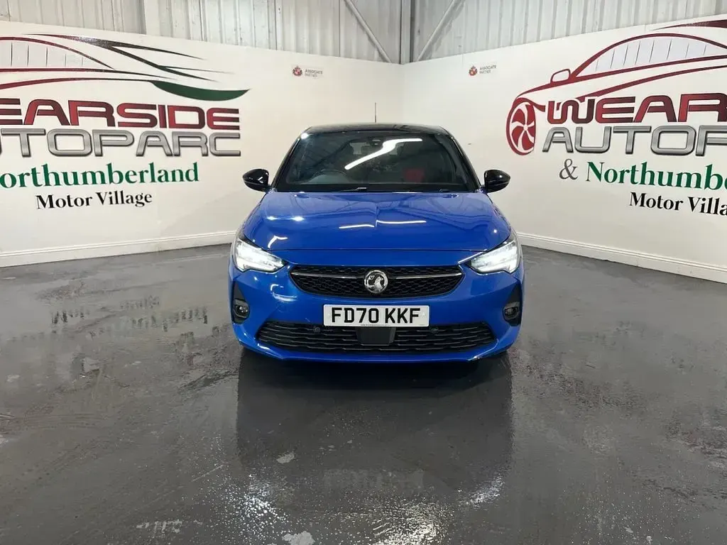Used Vauxhall Corsa SRi 100 HP (73 kW) 2020 Blue Hatchback