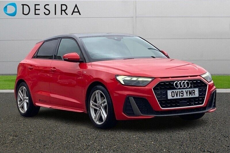 Red Used 2019 Audi A1 S-Line Hatchback | £15,990 (Good price) - Image 1/4