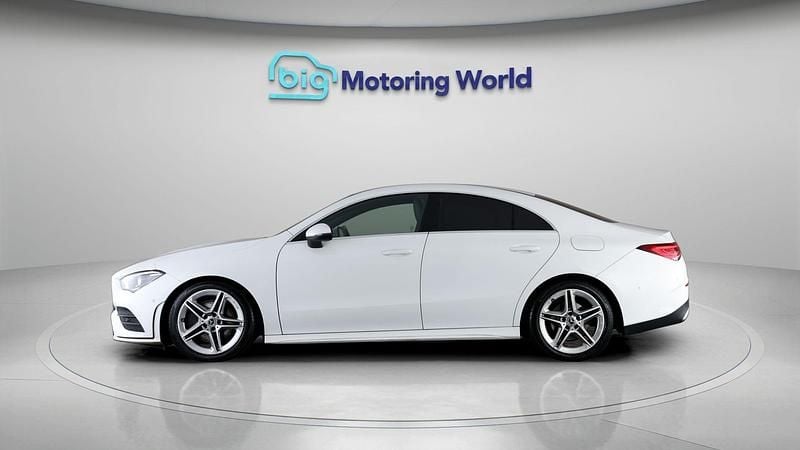 Used Mercedes CLA200 AMG line 161 HP (118 kW) 2019 White Coupe
