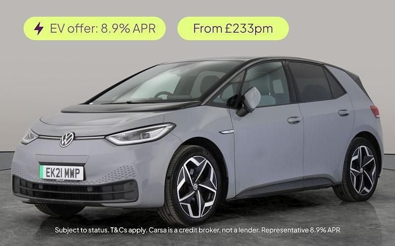 Grey Used 2021 VW ID.3 Pro Hatchback | £16,140 (Good price) - Image 1/2