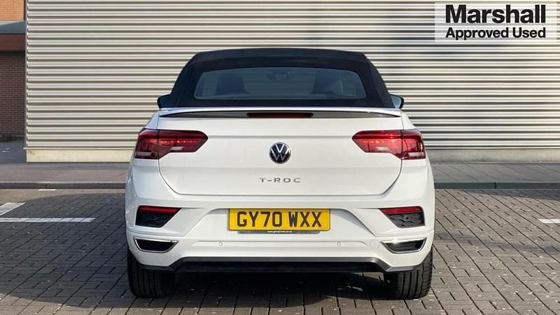 Used VW T-Roc R-line 150 HP (110 kW) 2020 White SUV