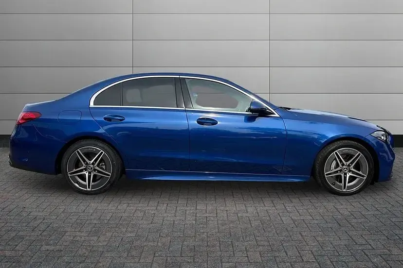 Used Mercedes C200 AMG line 221 HP (162 kW) 2025 Blue Sedan