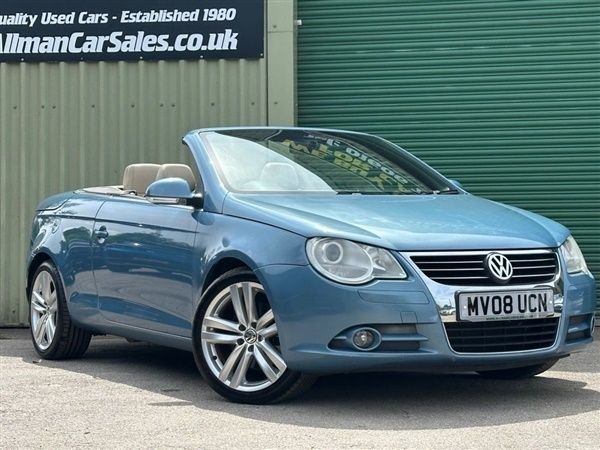 Blue Used 2008 VW Eos Sport Cabriolet | £2,495 - Image 1/1