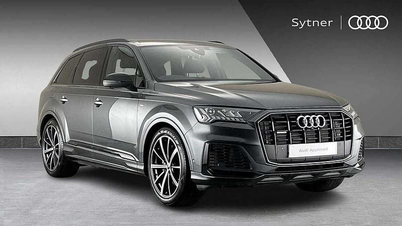 Grey Used 2024 Audi Q7 S-Line SUV | £52,750 (Expensive) - Image 1/4