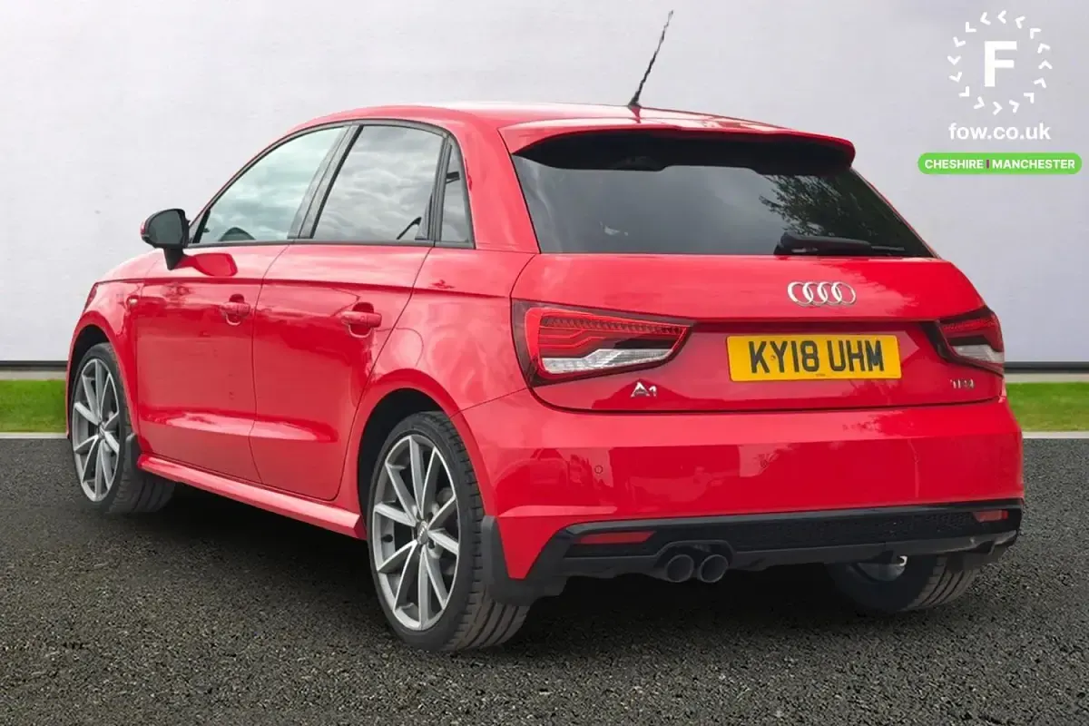 Used Audi A1 Black Edition 2018 Red Hatchback