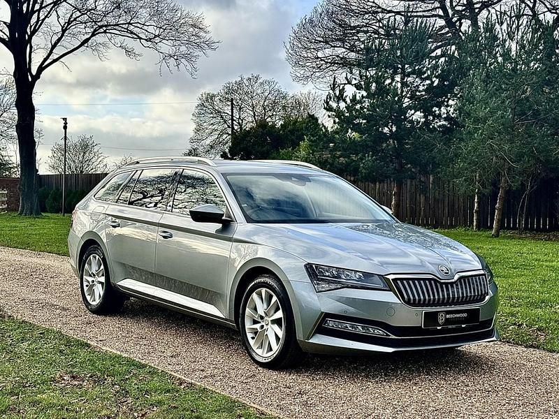 Grey Used 2021 Skoda Superb SE Technology Estate | £14,590 (Fair price) - Image 1/4
