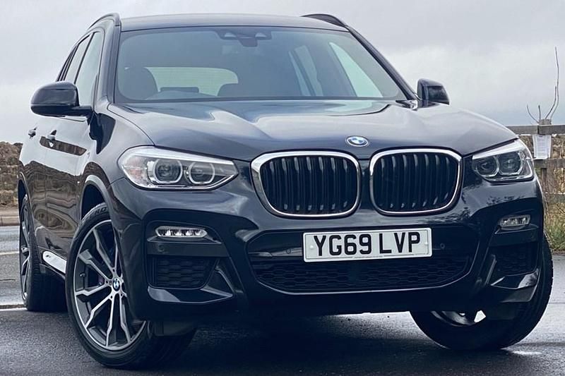 Carbon black Used 2019 BMW X3 M Sport SUV | £25,690 (Good price) - Image 1/1