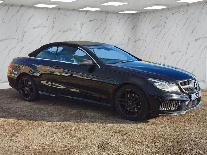 Used Mercedes E220 AMG 170 HP (125 kW) 2013 Black Cabriolet