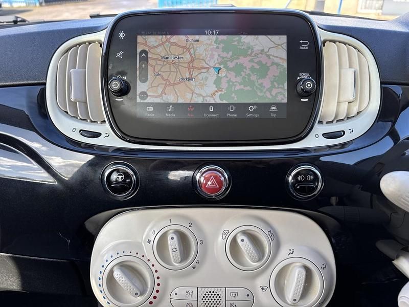 Used Fiat 500 Lounge 69 HP (50 kW) 2019 Black Hatchback