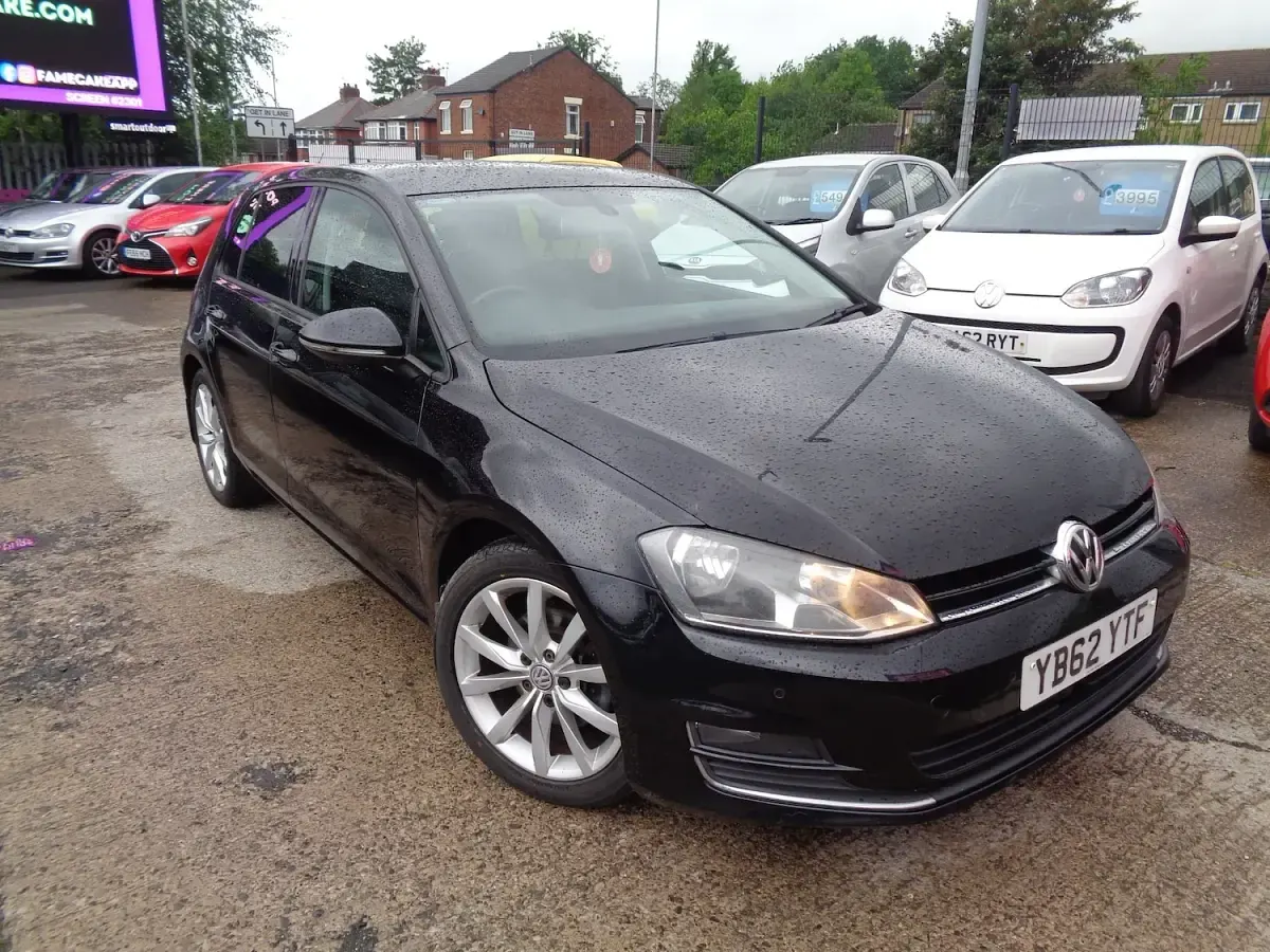 Used VW Golf VII GT 2013 Black Hatchback